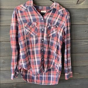 American eagle boyfriend fit flannel shirt!